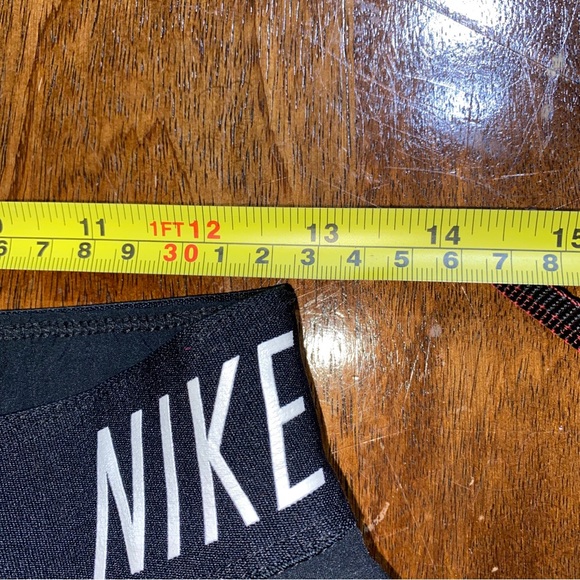 NIKE Sz S Womens Tracksuit Bottoms Black Tapered Loose Fit Mid Rise Track Pants - Picture 10 of 14